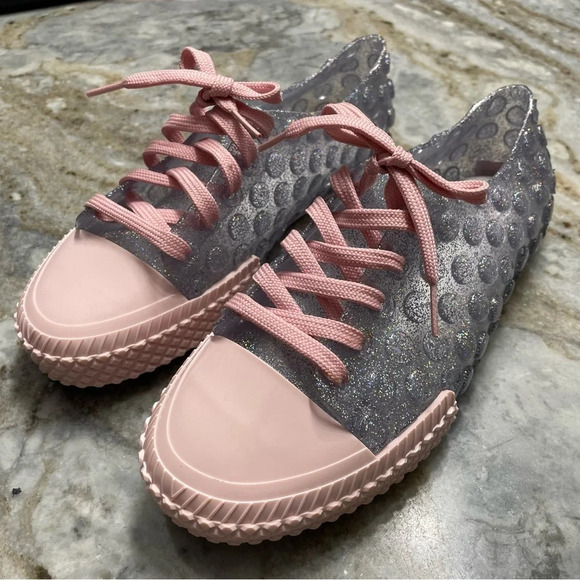 MELISSA Polibolha Waterproof Lace-up Plastic Sneakers Women’s US 8 - Picture 2 of 11